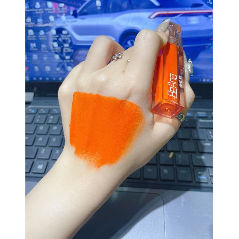 Son kem Beana màu cam Sofia BA05 tone cam vàng làm trắng da mềm mịn môi, lâu trôi, siêu lì hot nhất 2023