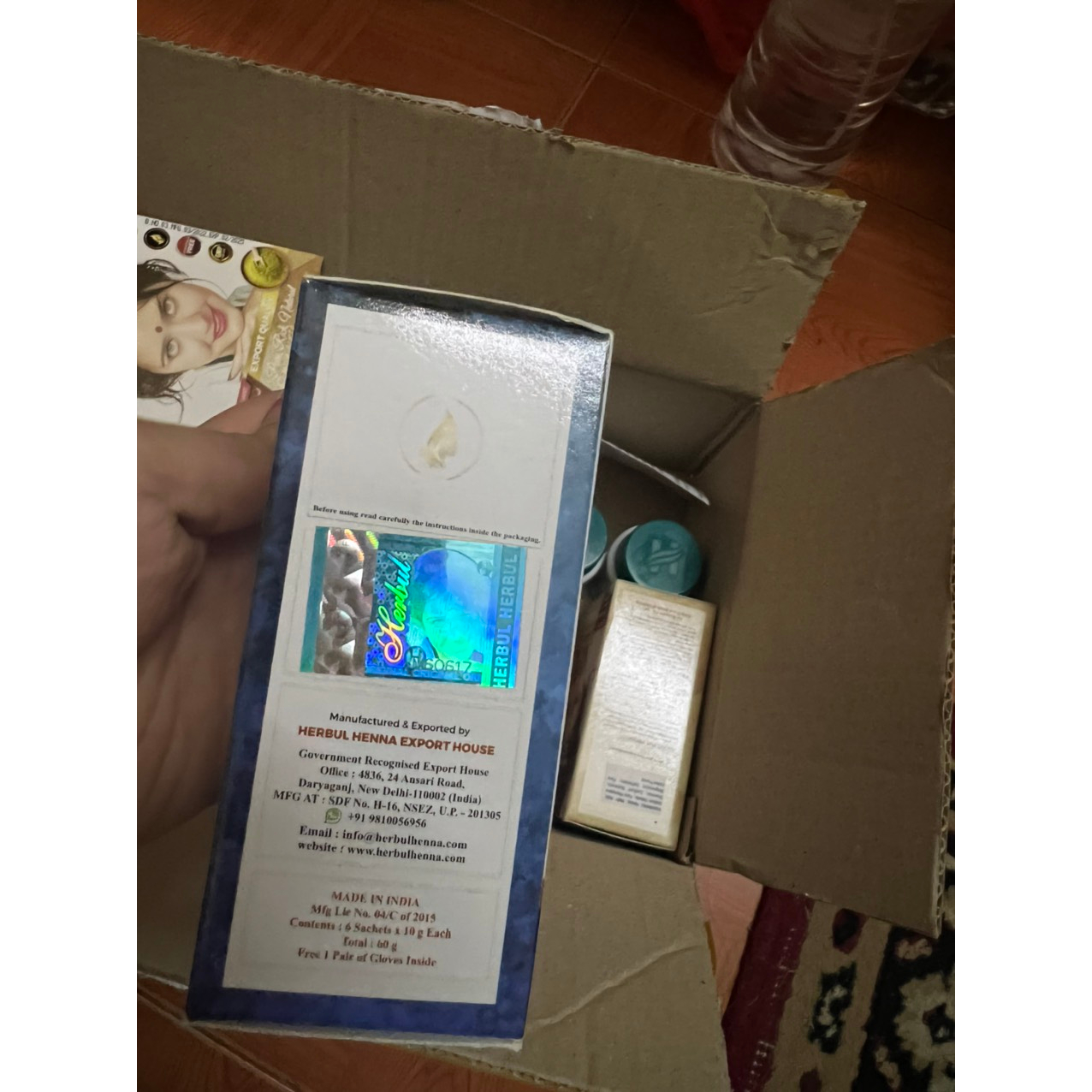 HENNA PHỦ BẠC - nhuộm henna herbul ấn độ 60g các màu