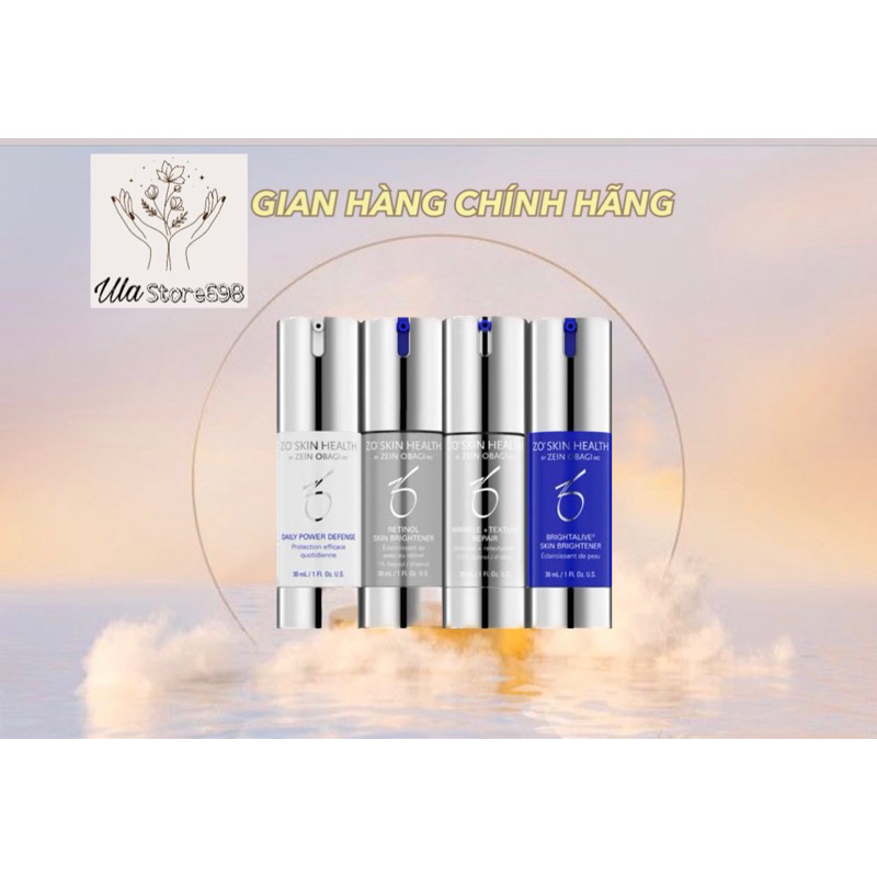Set 4 Món Dưỡng Trắng Sáng -Chống Lão Hóa Skin Brightening Program + Texture Repair 30ml