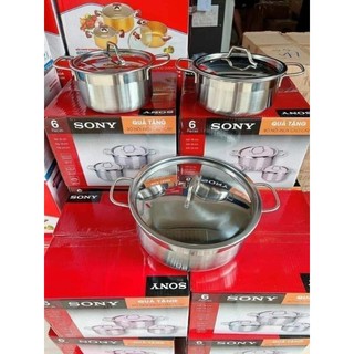 Bộ 3 cái nồi sony inox