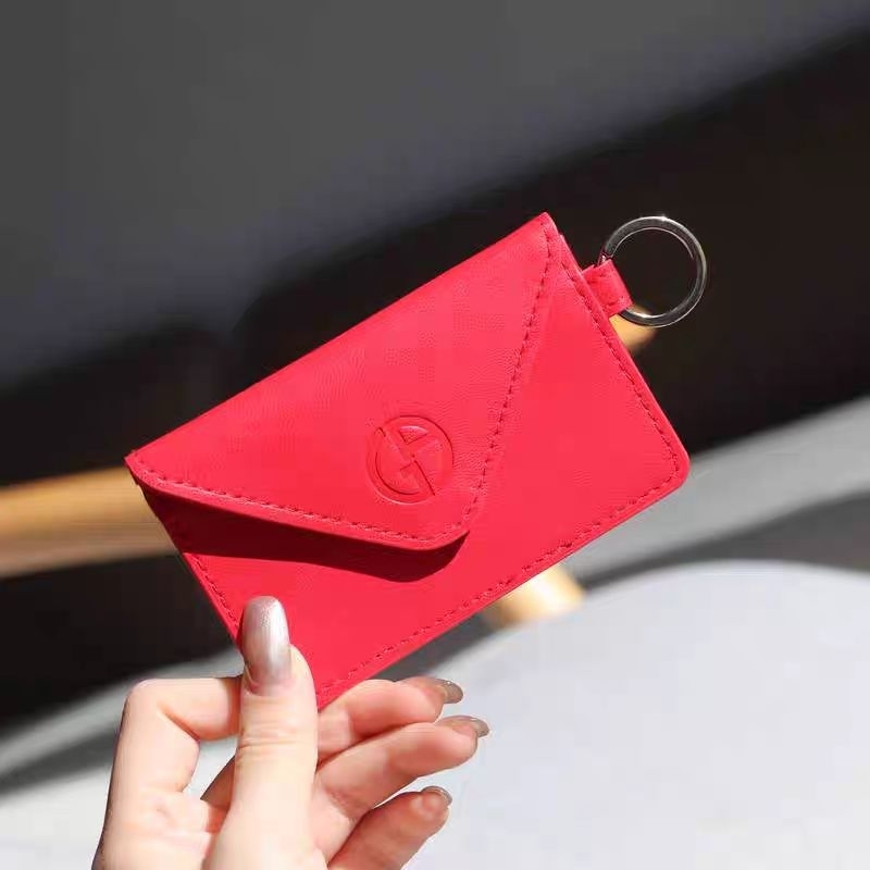 Túi Đựng Thẻ Gi●rgi○ @rmani Red Card Holder Gift Hãng 100%