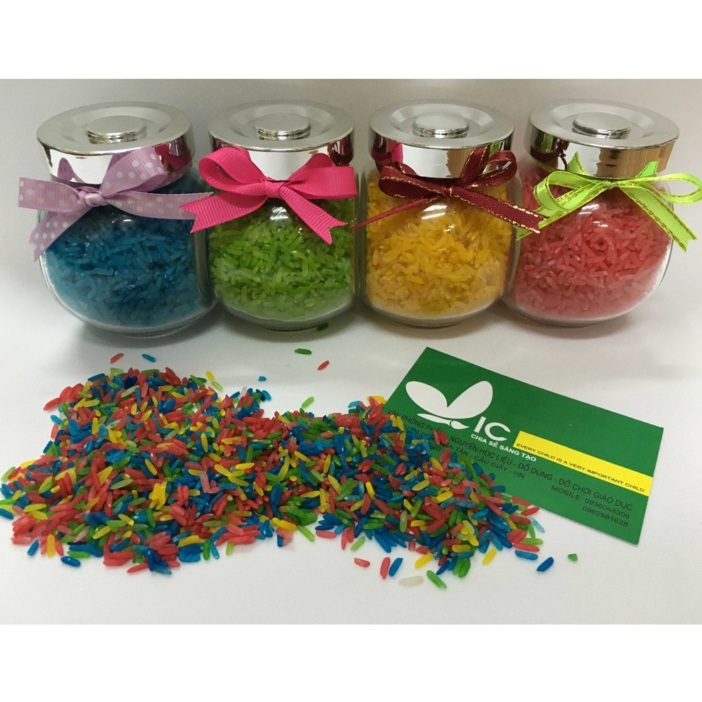 Gạo nhiều màu set 6 gói