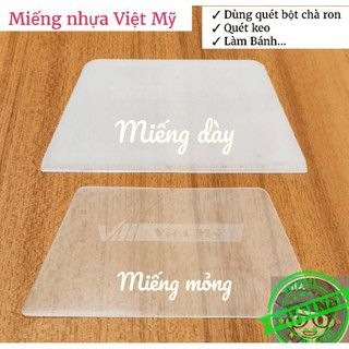 Miếng nhựa trét bột keo chà ron, dán giấy, decal kính, trét bả ma tít