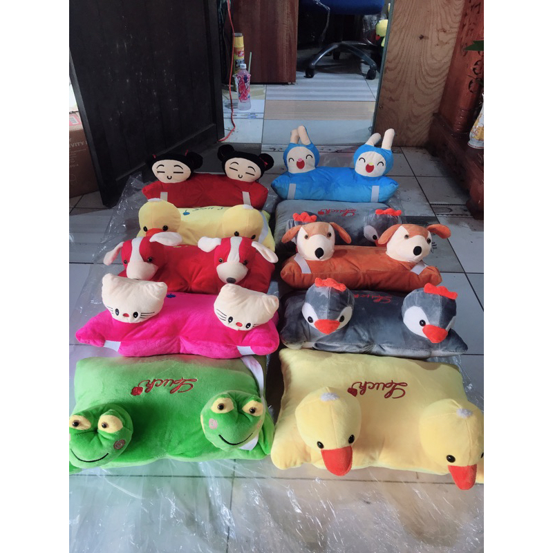 Gối đi xe máy 02 đầu _ Mẫu mã đa dạng - Đáng yêu