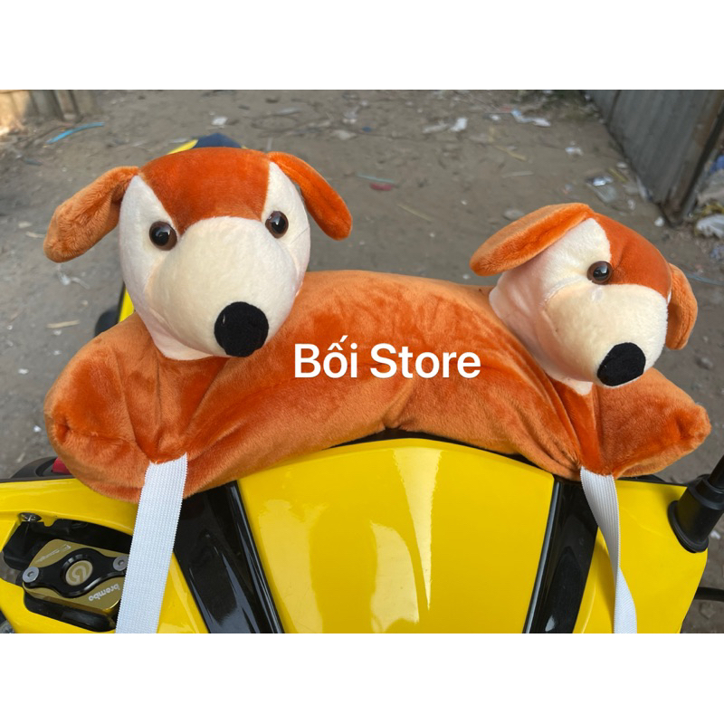 Gối đi xe máy 02 đầu _ Mẫu mã đa dạng - Đáng yêu
