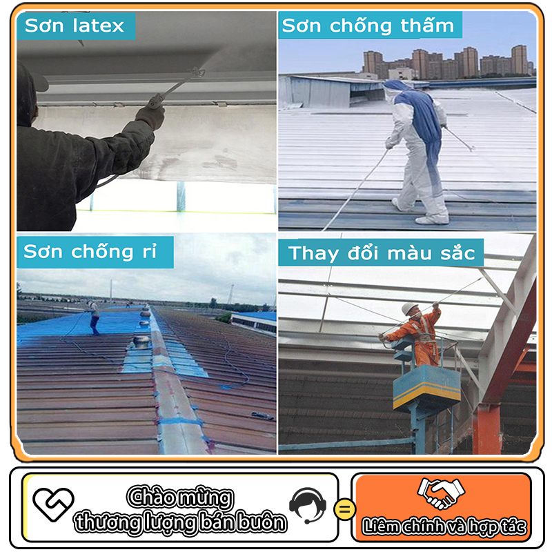 Máy phun sơn áp suất cao airless, máy phun sơn điện, dụng cụ sơn, máy phun sơn, máy phun sơn cao áp