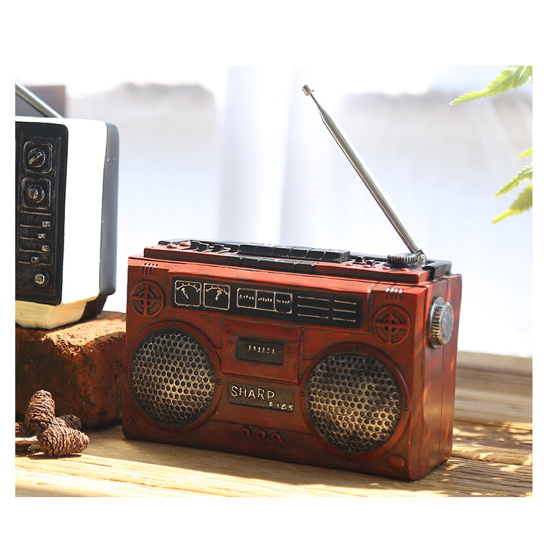 Mô hình radio phong cách hoài cổ decor