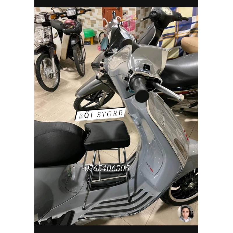 Ghế ngồi xe tay ga cho bé Vespa không tựa