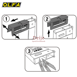 Dao trổ thủ công Olfa AK-1 Nhật Bản (kèm hộp lưỡi dao KB 25 lưỡi)