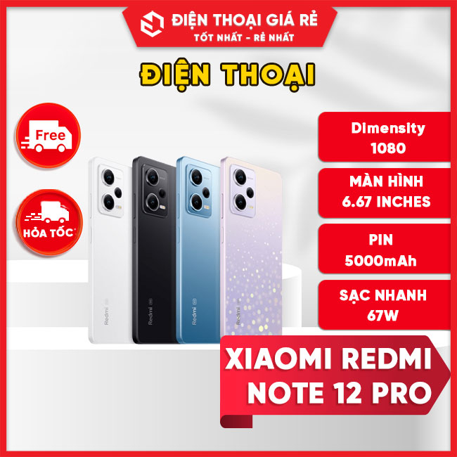 Điện thoại Xiaomi Redmi Note 12 Pro