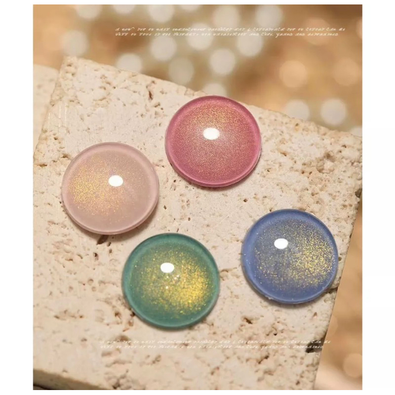 Set sơn thạch nhũ 4 màu ánh xanh Milan tặng kèm bảng màu