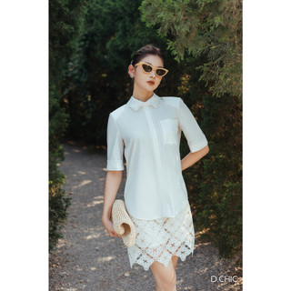 Áo sơ mi phối ren D.CHIC MS: 1812005