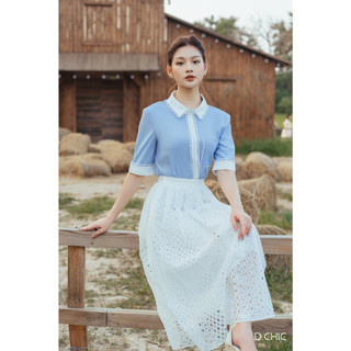 Áo sơ mi phối ren D.CHIC MS: 1812005
