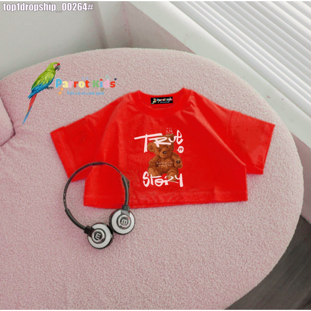 Áo croptop bé gái, chất thun cotton, size từ 12-55kg - top1dropship_00264_911_sg3
