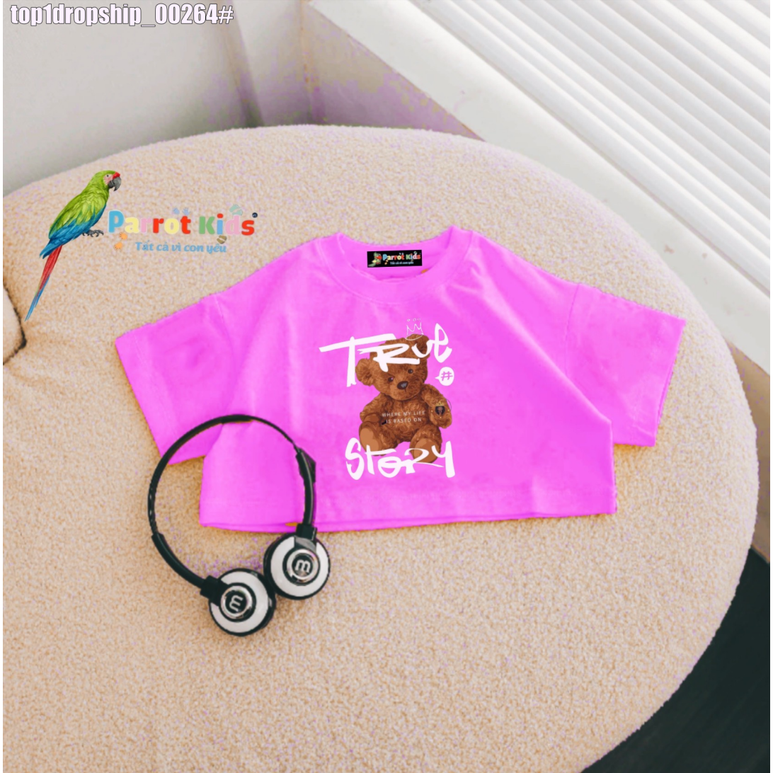 Áo croptop bé gái, chất thun cotton, size từ 12-55kg - top1dropship_00264_911_sg3