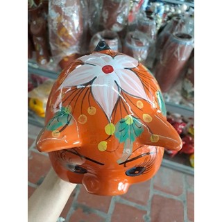 Heo sứ lộc phát Bát Tràng đẹp. lợn tiết kiệm. ống heo tiết kiệm sứ bát tràng