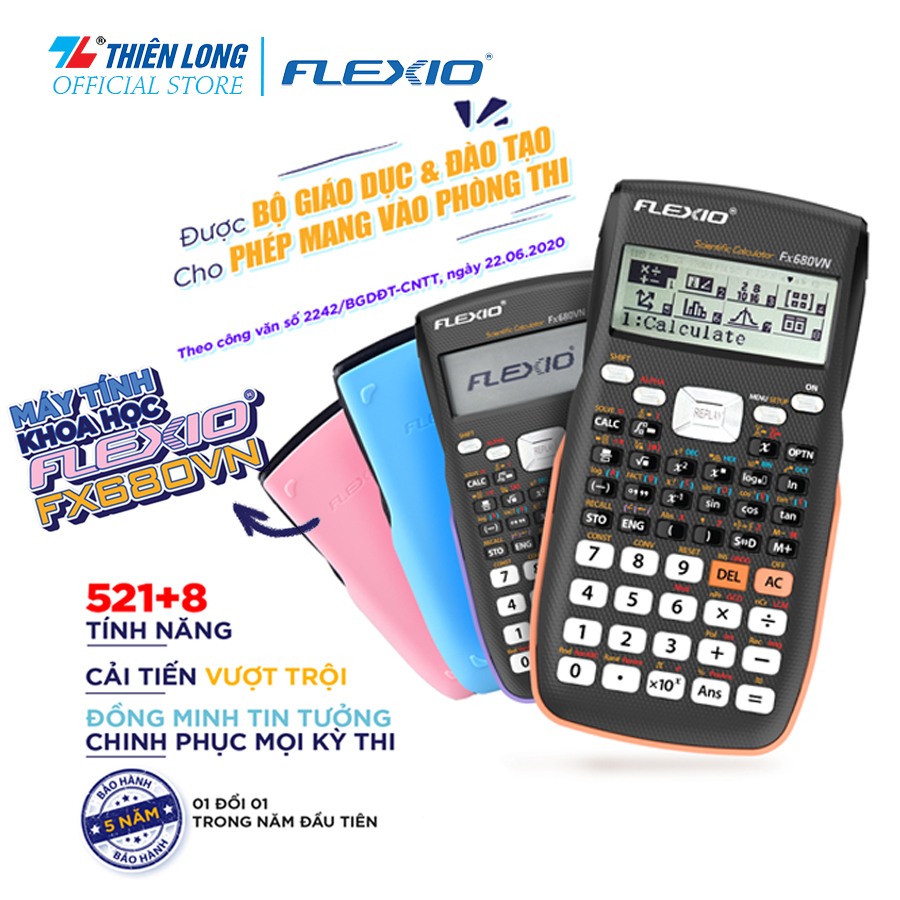 Máy tính khoa học Flexio Flexoffice Fx680VN