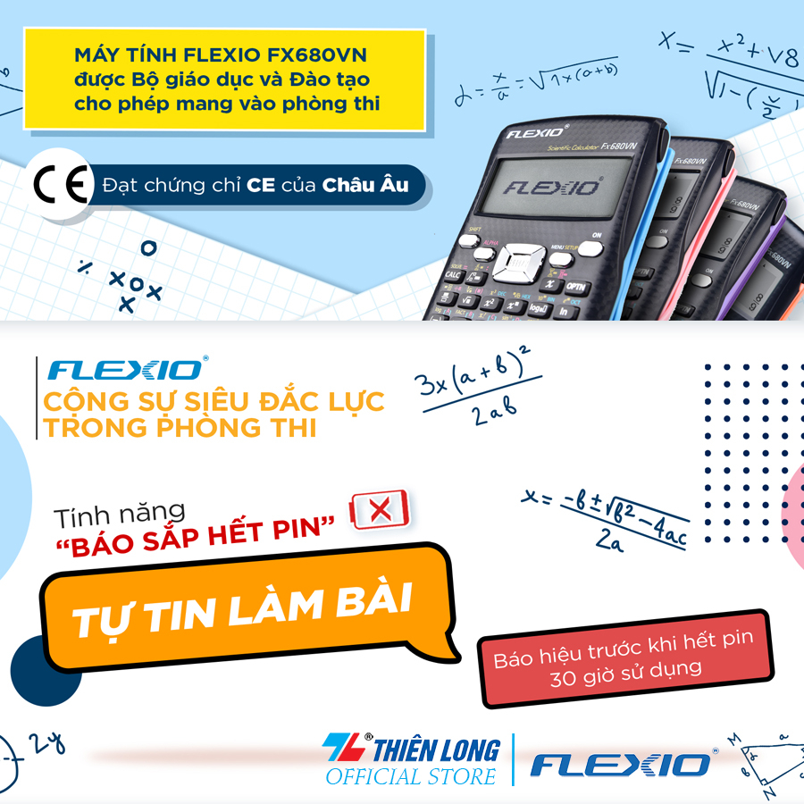 Máy tính khoa học Flexio Flexoffice Fx680VN