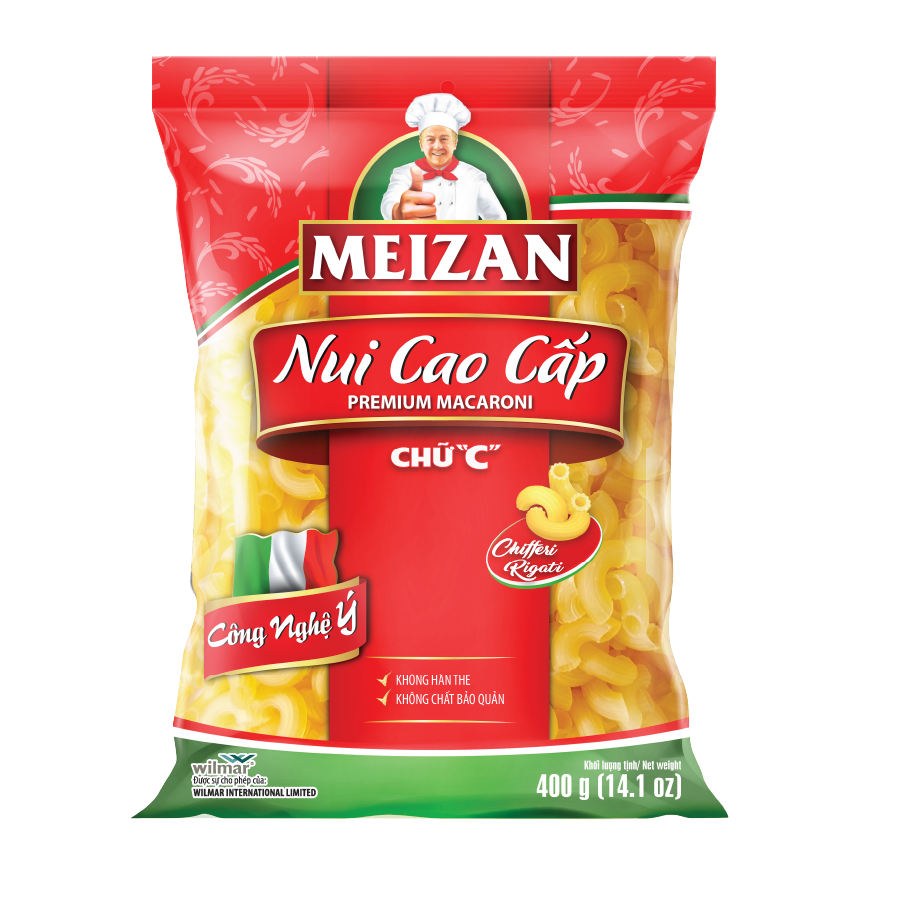 Nui cao cấp Meizan (Chữ C) 400gr