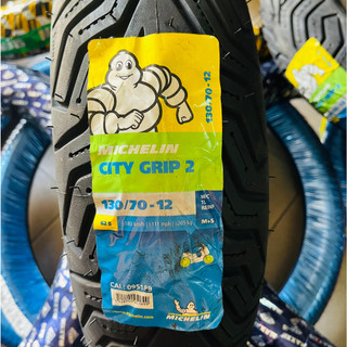 Cặp vỏ michelin city grip 2 130/70-12 tl cho xe msx, epicuro, vespa gts - vỏ không ruột