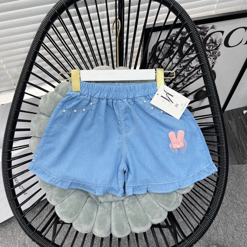 quần short bò cho bé gái,quần bò giấy cộc/ quần đùi bé gái, quần cộc