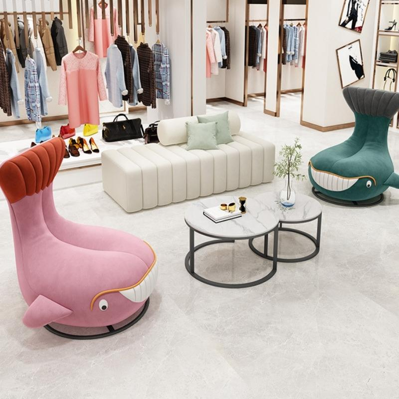Ghế sofa hình cá voi trang trí phòng khách phong cách bắc âu hàng nhập khẩu