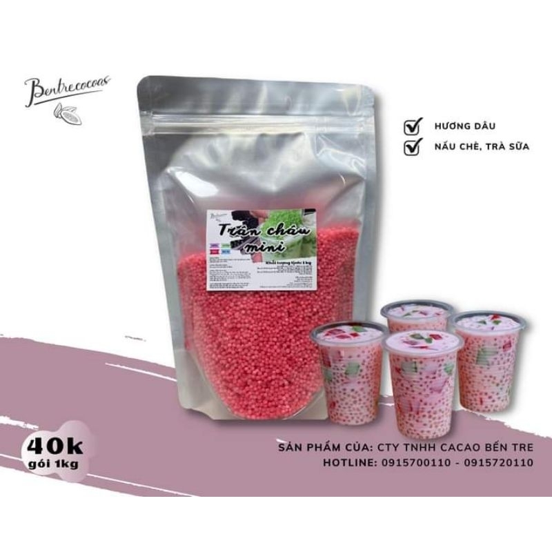 Trân châu mini bột báng gói 1kg