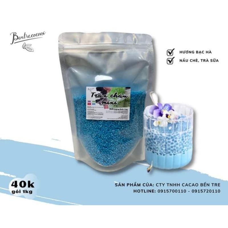 Trân châu mini bột báng gói 1kg