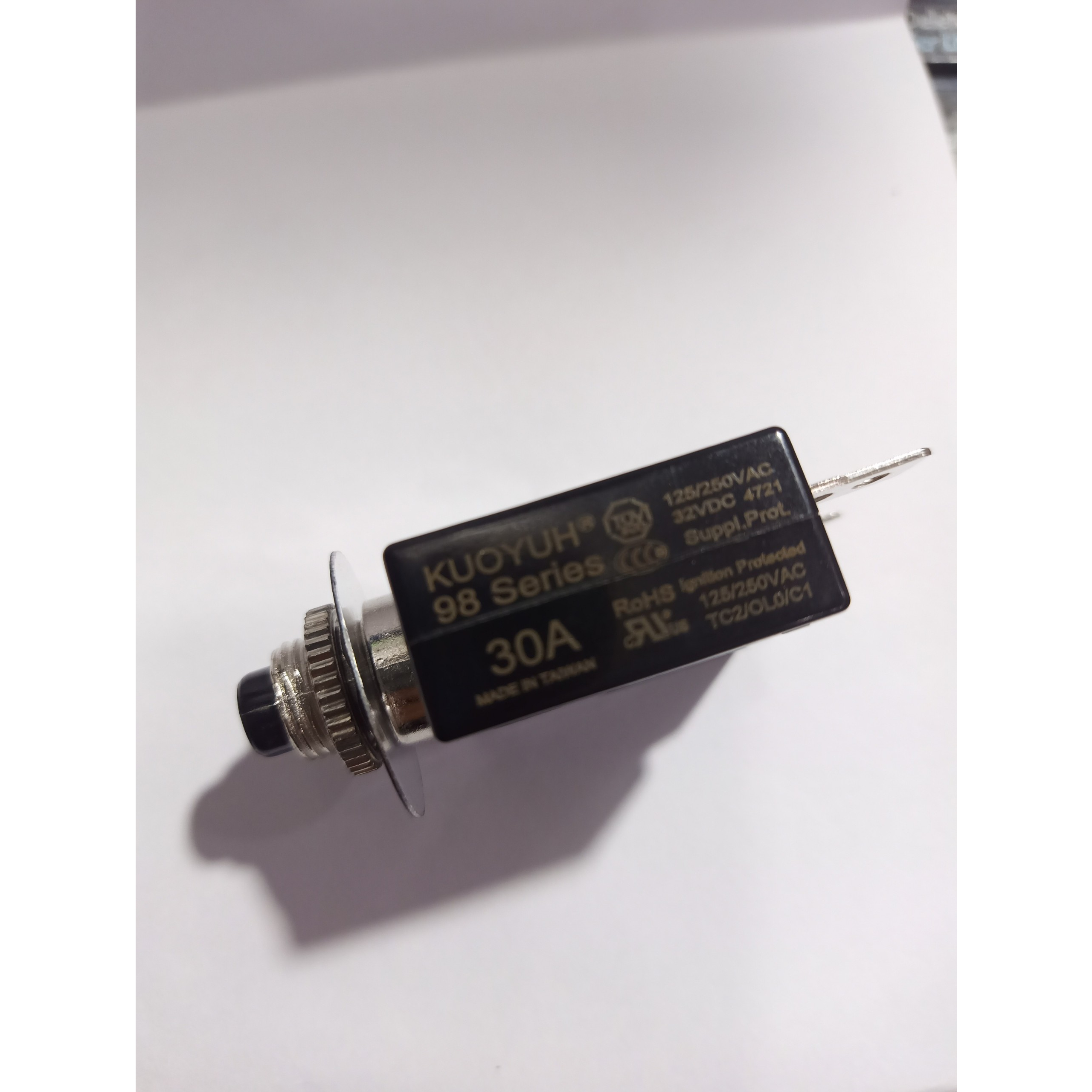 Rơ le 20A cầu chì nhiệt Đài Loan KUOYUH chính hãng sê ri 98