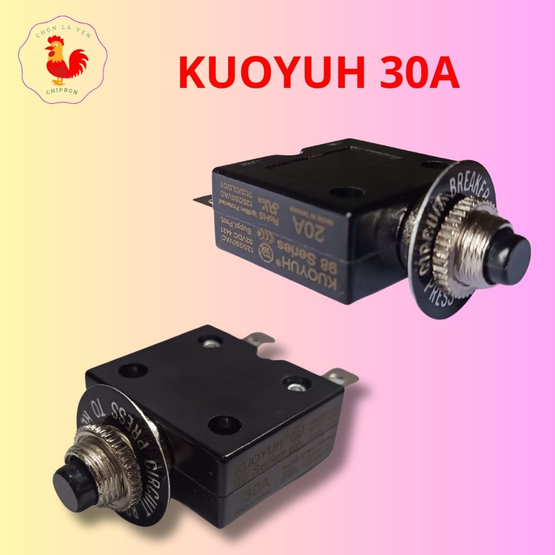 Rơ le 20A cầu chì nhiệt Đài Loan KUOYUH chính hãng sê ri 98