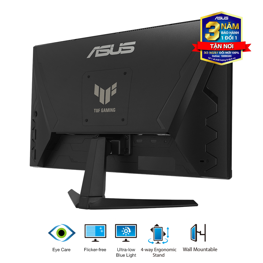 Màn Hình Game ASUS TUF Gaming VG246H1A 23.8" IPS, 0.5ms MPRT, 100Hz, 1ms MPRT, FreeSync™