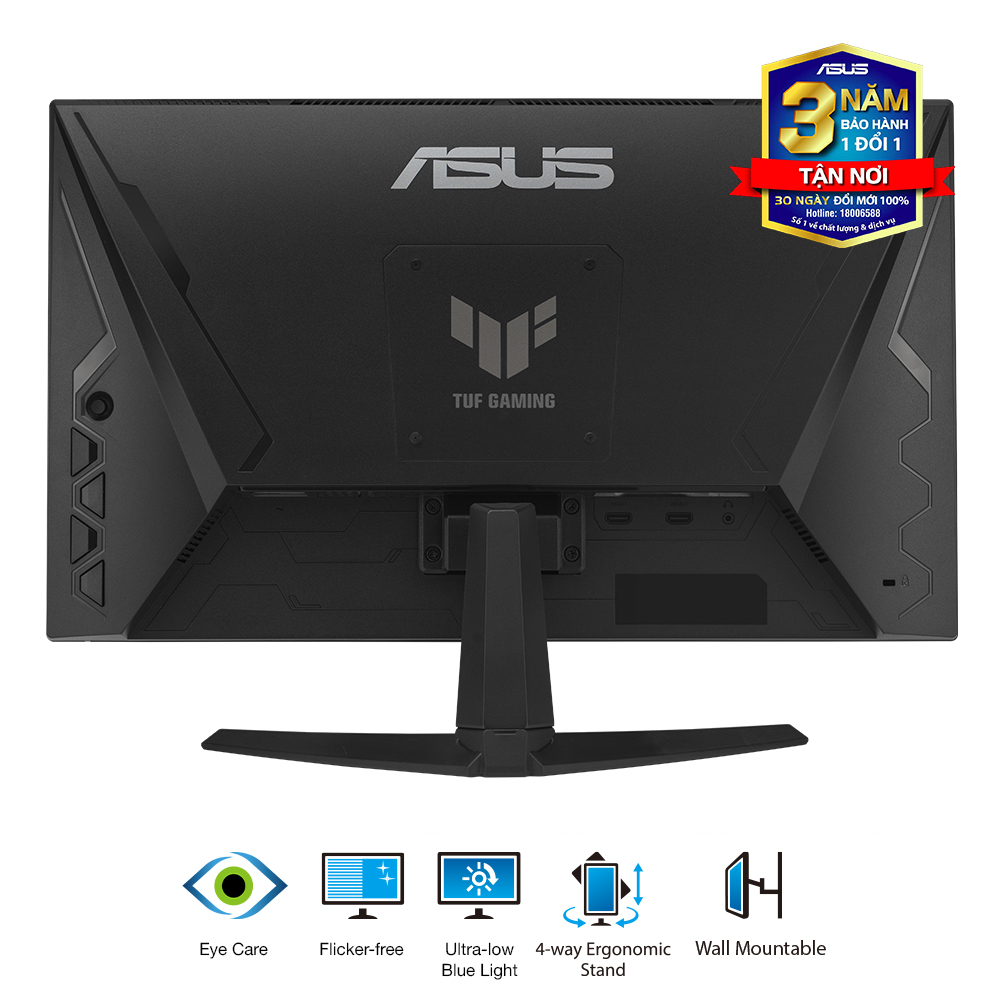 Màn Hình Game ASUS TUF Gaming VG246H1A 23.8" IPS, 0.5ms MPRT, 100Hz, 1ms MPRT, FreeSync™