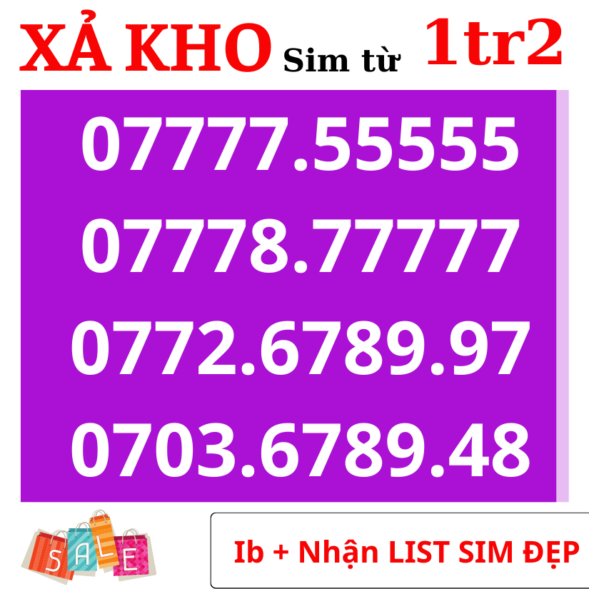Sim số đẹp Mobifone, sim mobi số đẹp, đầu 07, 08, đầu cổ 0909, Thần Tài, Tam hoa, Lộc Phát [ĐK chính chủ + Esim: FREE]
