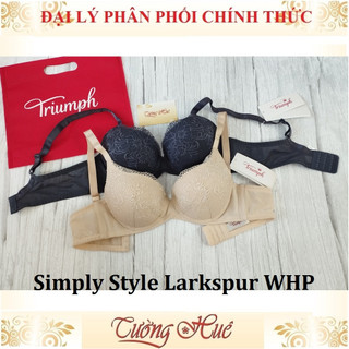 Áo lót nữ Triumph Simply Style Larkspur WHP ren mút mỏng lưng bảng to vừa.