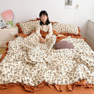 [ FREE SHIP ] - Chăn ga gối COTTON Đũi bèo (NHIỀU MẪU)