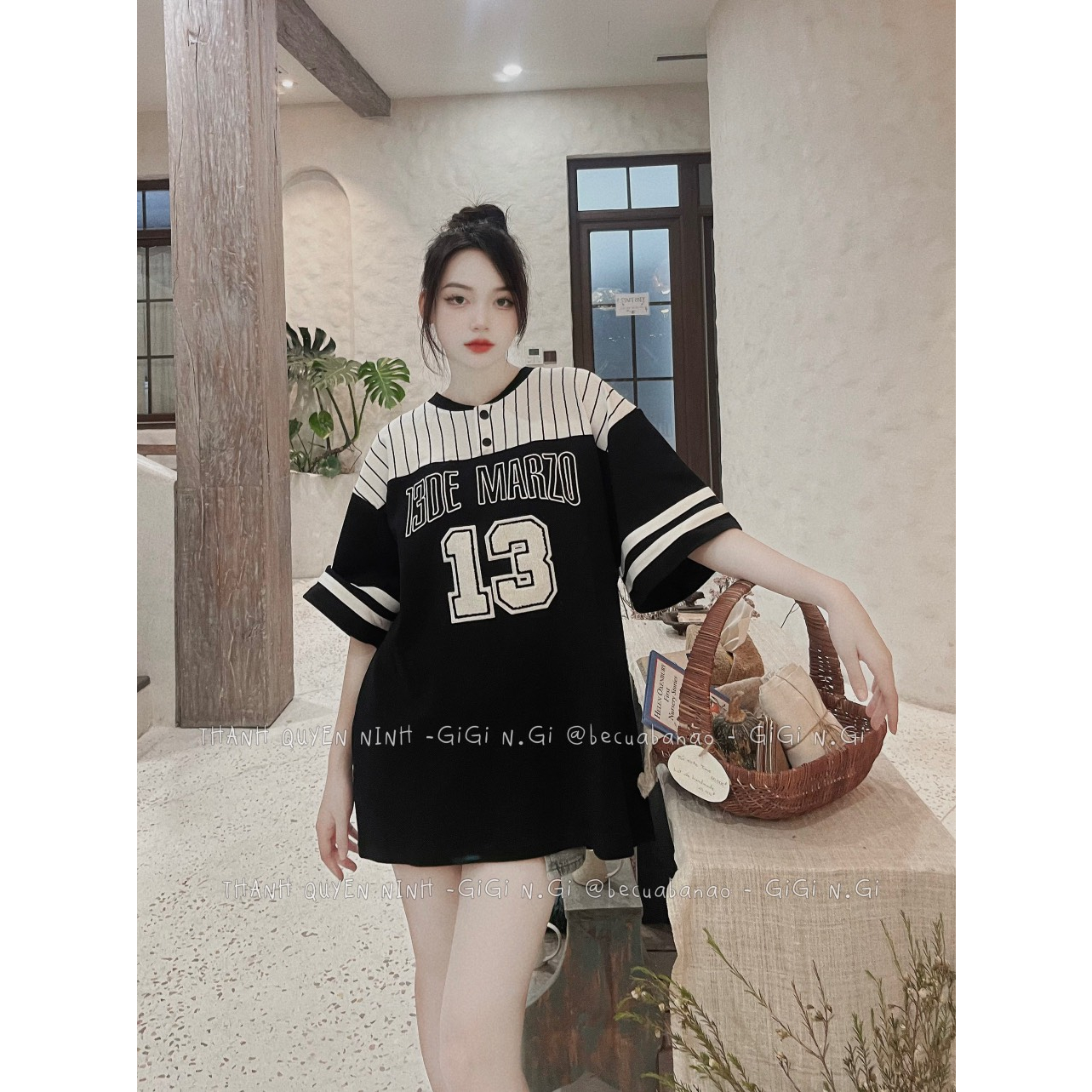 Áo gấu 13 DEMARZO bóng chày chuẩn hàng loại 1