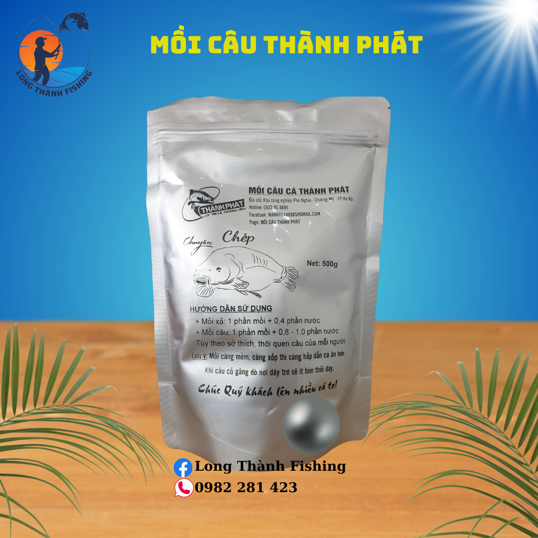 Bộ mồi câu chép Thành Phát siêu hiệu quả