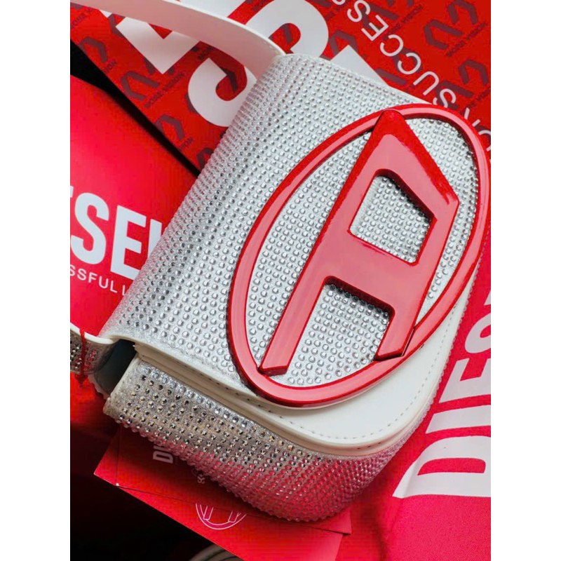 Túi Xách Diesel đính đá chữ đỏ hot girl