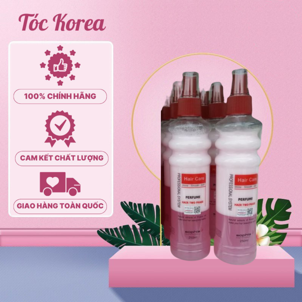 Xịt Dưỡng Tóc Sophia 250ml Hair Care Perfume Hair Two Phase Hương Nước Hoa - Tóc Korea