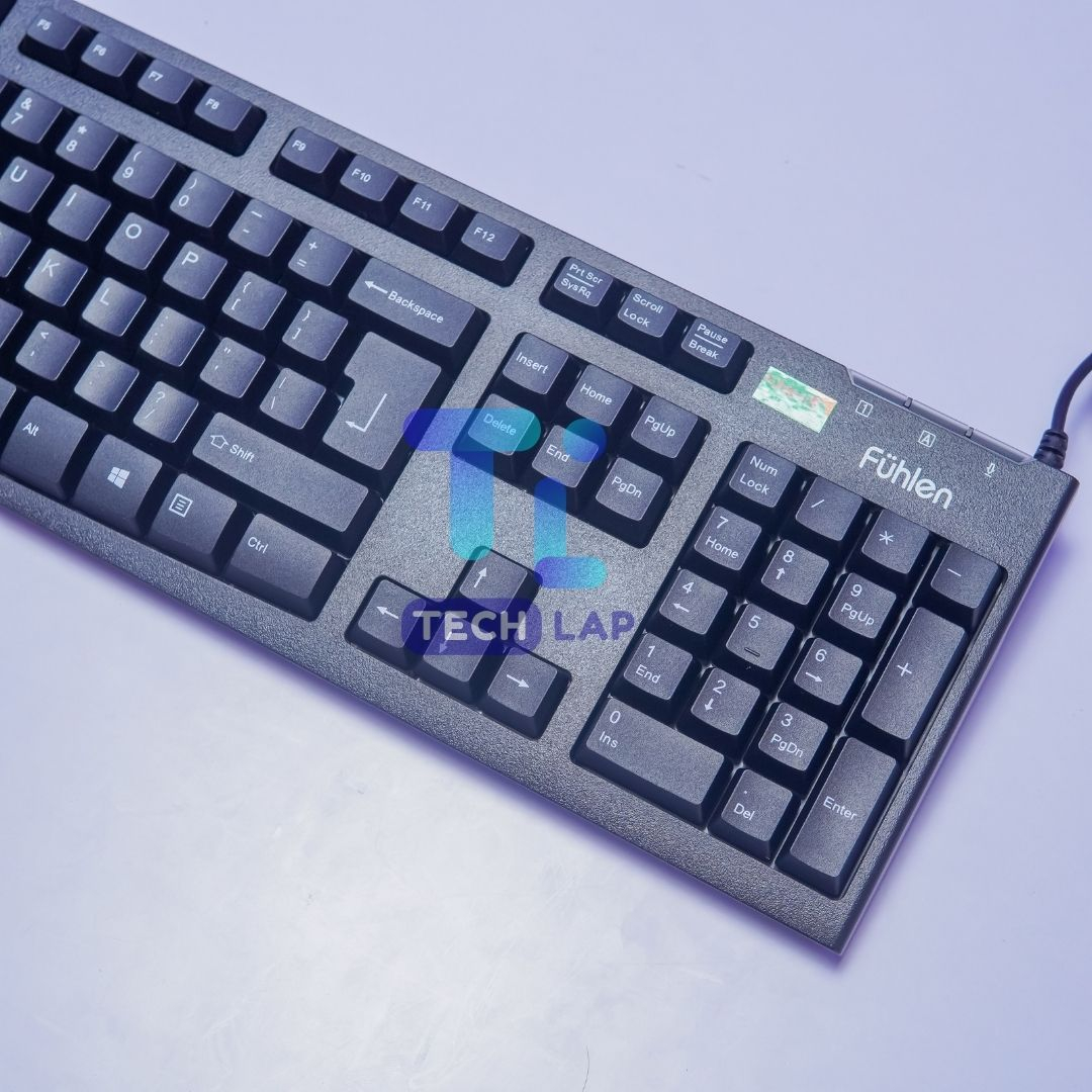 Bàn phím Fuhlen L411 Có dây kết nối USB, Chống đổ nước, Mỏng nhẹ Cho Văn Phòng Chính hãng - Bảo hành 12 Tháng | BigBuy360 - bigbuy360.vn