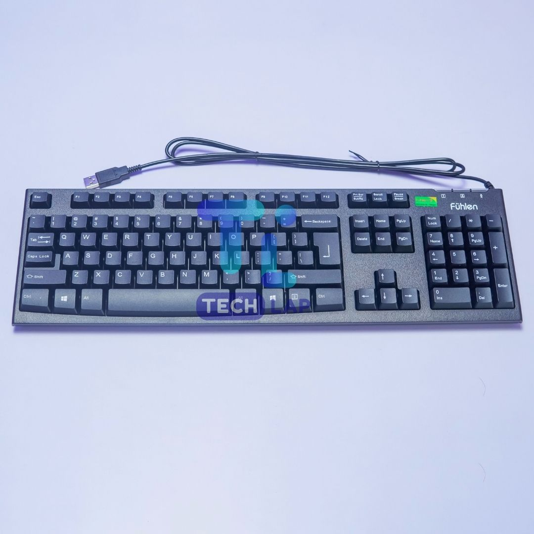 Bàn phím Fuhlen L411 Có dây kết nối USB, Chống đổ nước, Mỏng nhẹ Cho Văn Phòng Chính hãng - Bảo hành 12 Tháng | BigBuy360 - bigbuy360.vn
