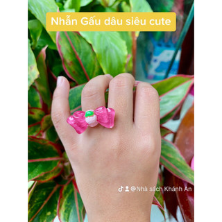 Nhẫn đeo tay Gấu Dâu
