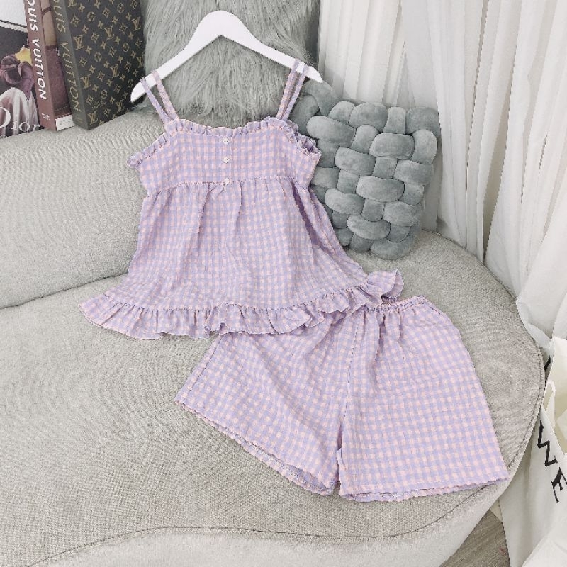 KDN01 Bộ đùi caro mới coong nhà khách iu.