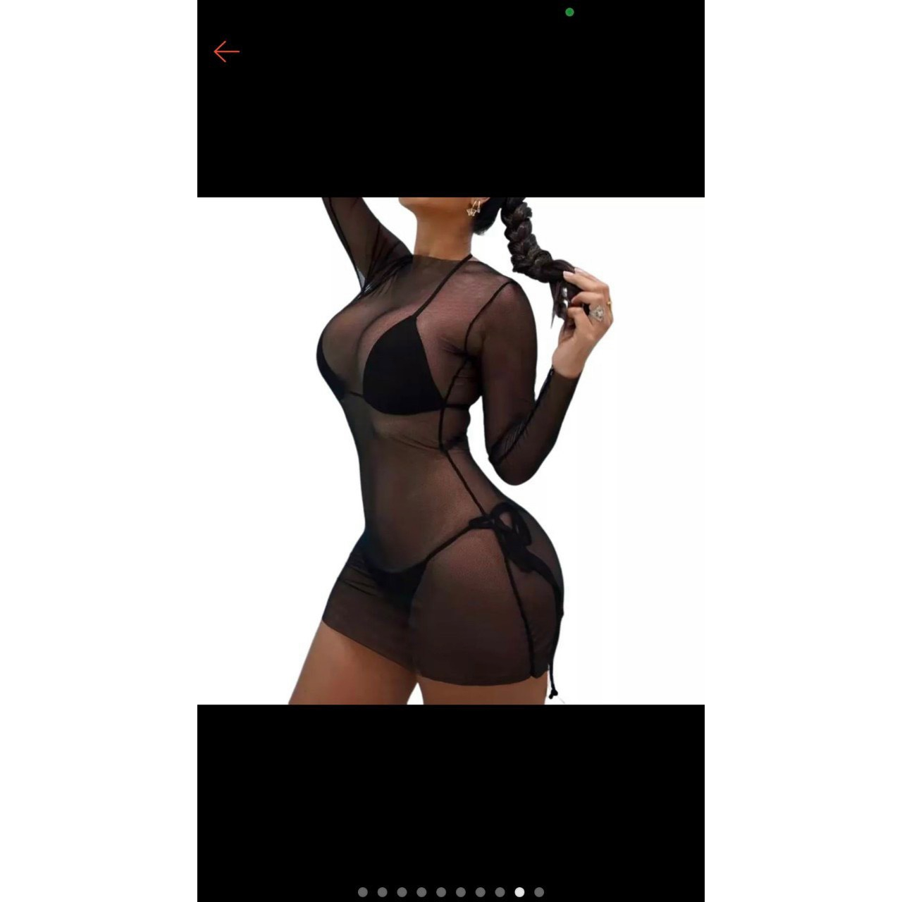 Bikini bộ đồ bơi nữ set 3 món áo lưới Hàng QCCC