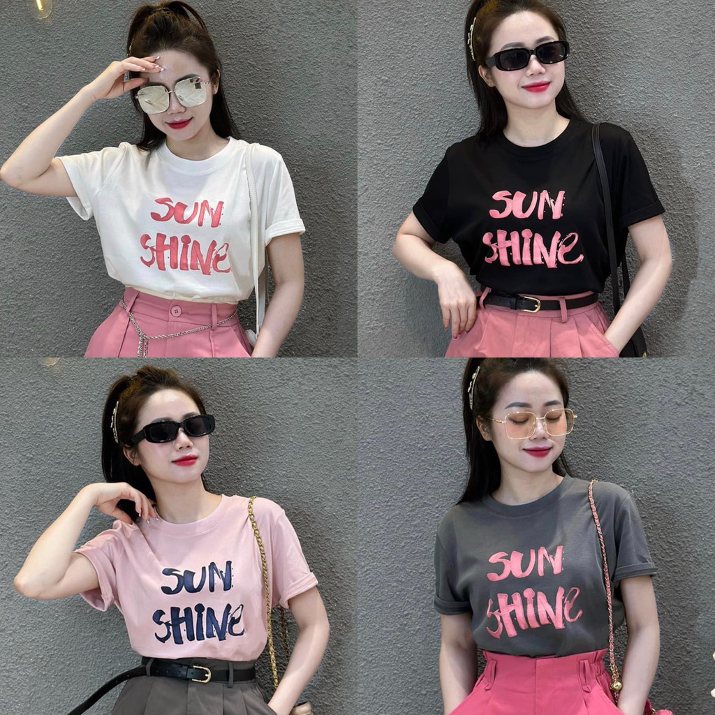 Áo phông giấy Sun shine hàng QC chất mát lịm