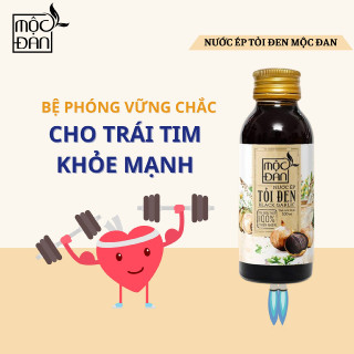 Nước Ép Tỏi Đen Mộc Đan Black Garlic - Chai 100ml