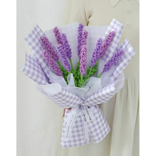 Hoa len Hanmade lavender lẻ 1 cành.