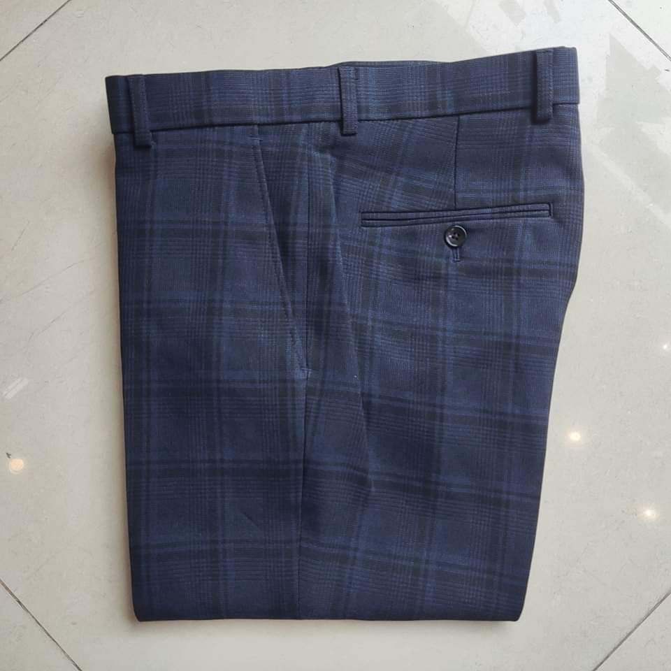 Quần âu nam NEXT dáng slim , vải chống nhăn nhàu