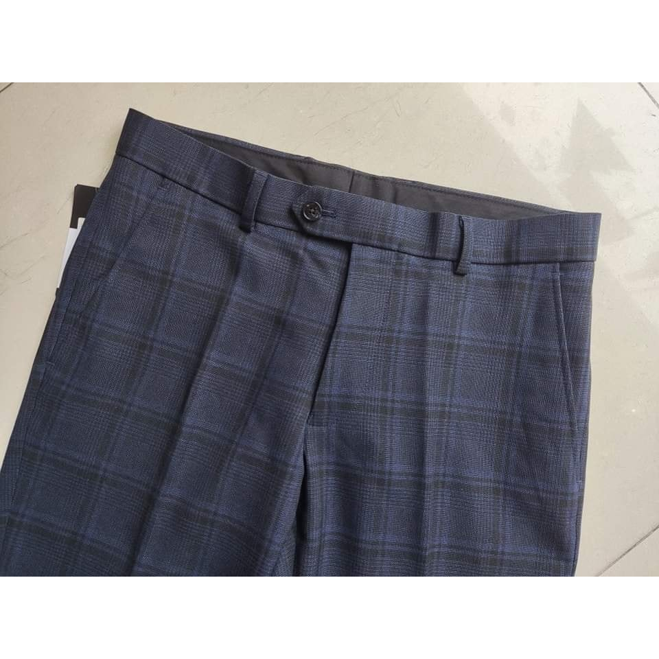 Quần âu nam NEXT dáng slim , vải chống nhăn nhàu