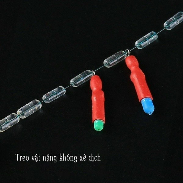 Hạt Chặn Săn Hàng Silicone Trong Suốt Và Xanh Lá Chuyên Dùng Câu Cá Lớn Cao Cấp